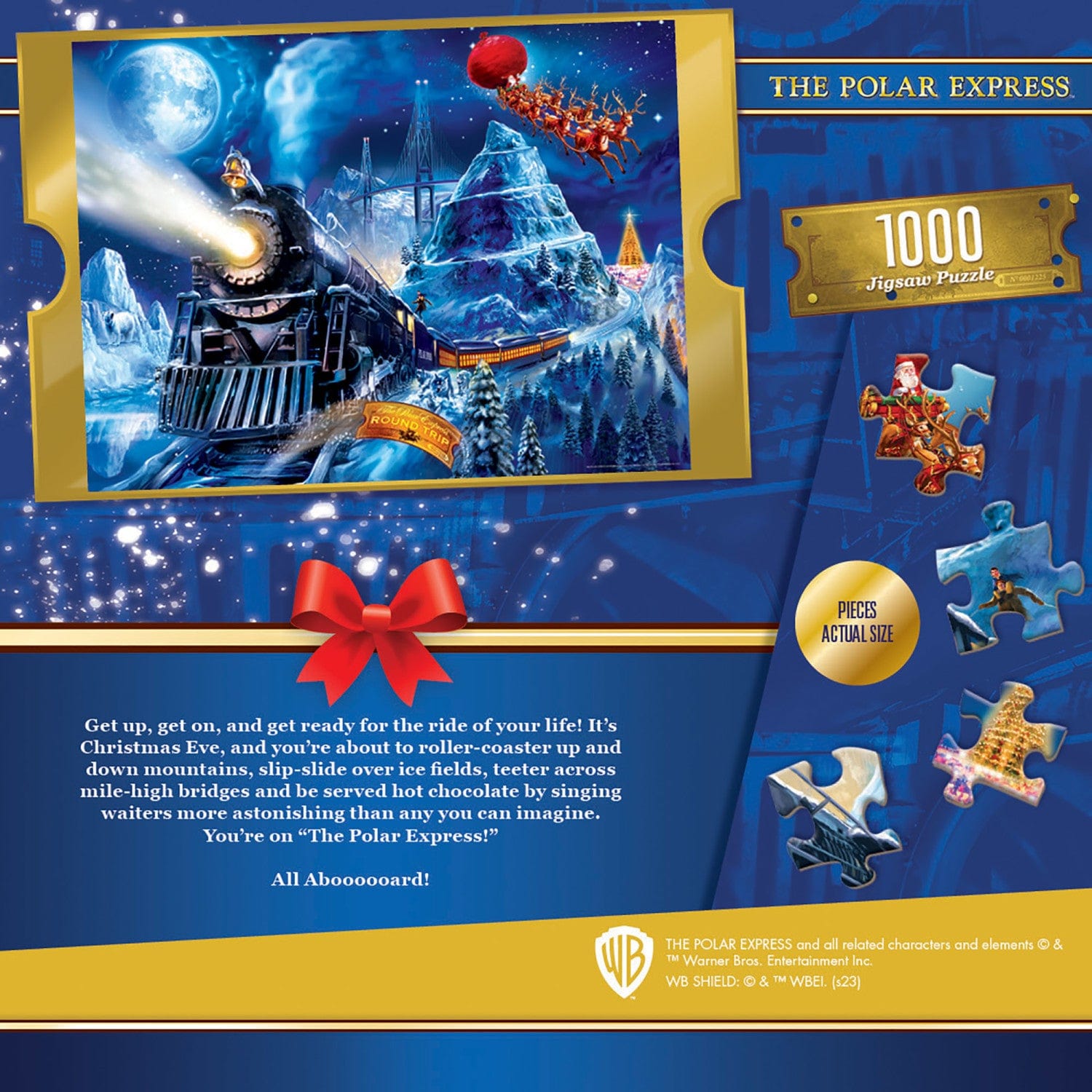 The Polar Express - Race to the Pole 1000 Piece Jigsaw Puzzle - Out of Play