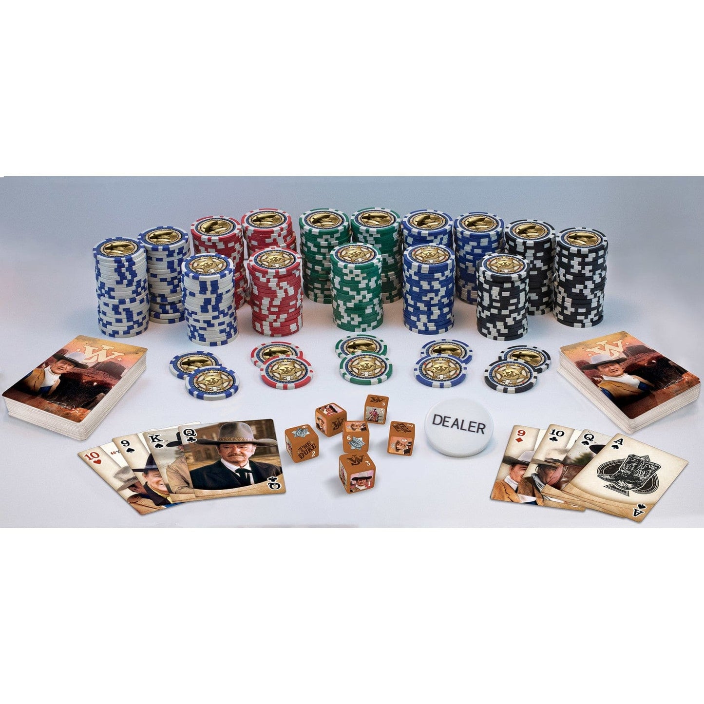 John Wayne 300 Piece Poker Set MasterPieces Puzzle Company INC