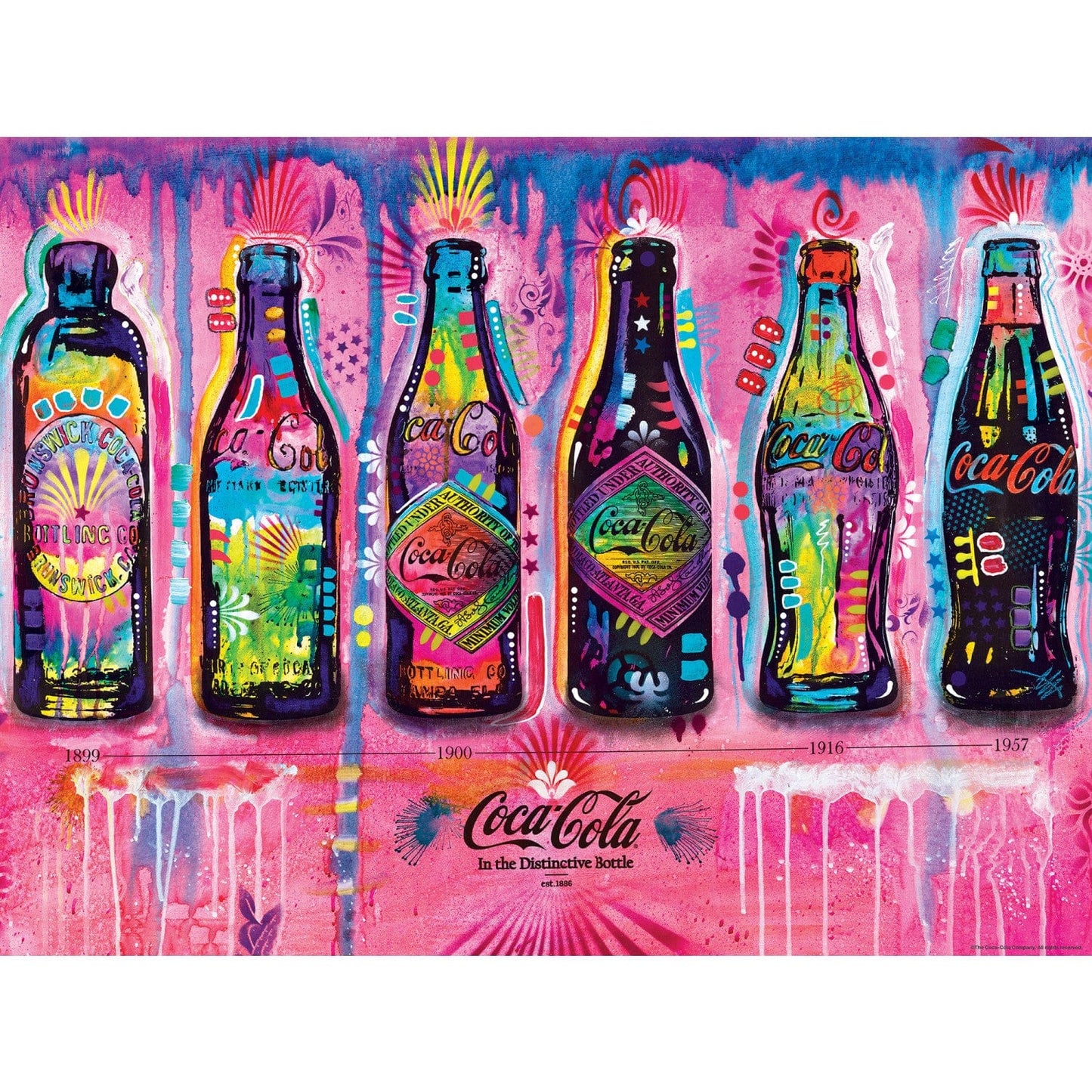 Coca-Cola - Bottles 300 Piece EZ Grip Jigsaw Puzzle - Out of Play