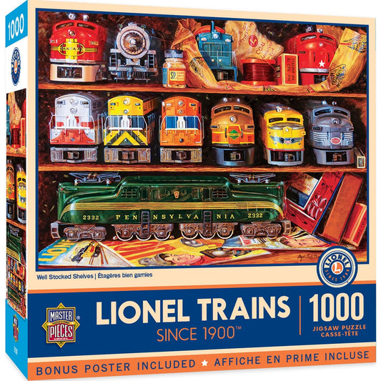 Lionel Trains - Well Stocked Shelves 1000 Piece Jigsaw Puzzle - Out of Play