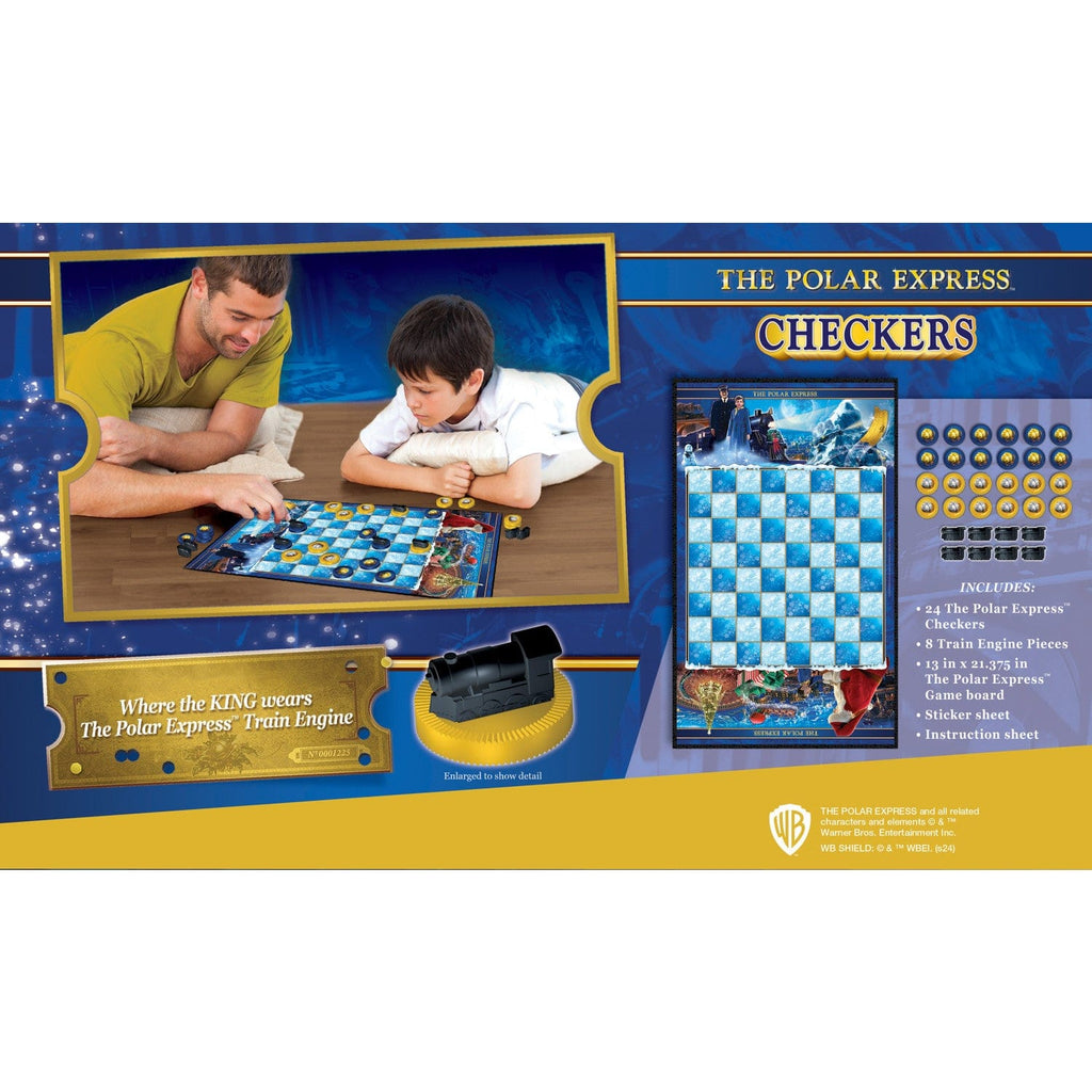 The Polar Express Checkers Board Game - Out of Play