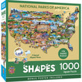 National Parks of America 1000 Piece Shaped Jigsaw Puzzle - Out of Play