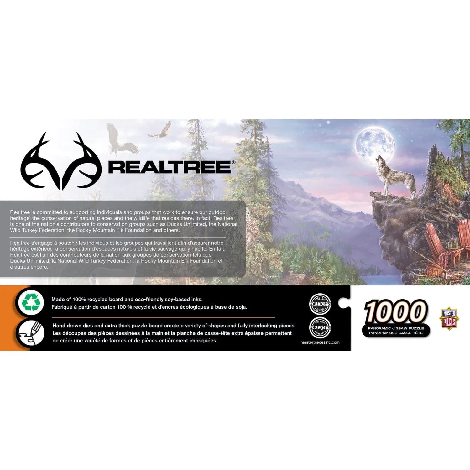 Realtree - 1000 Piece Panoramic Jigsaw Puzzle - Out of Play