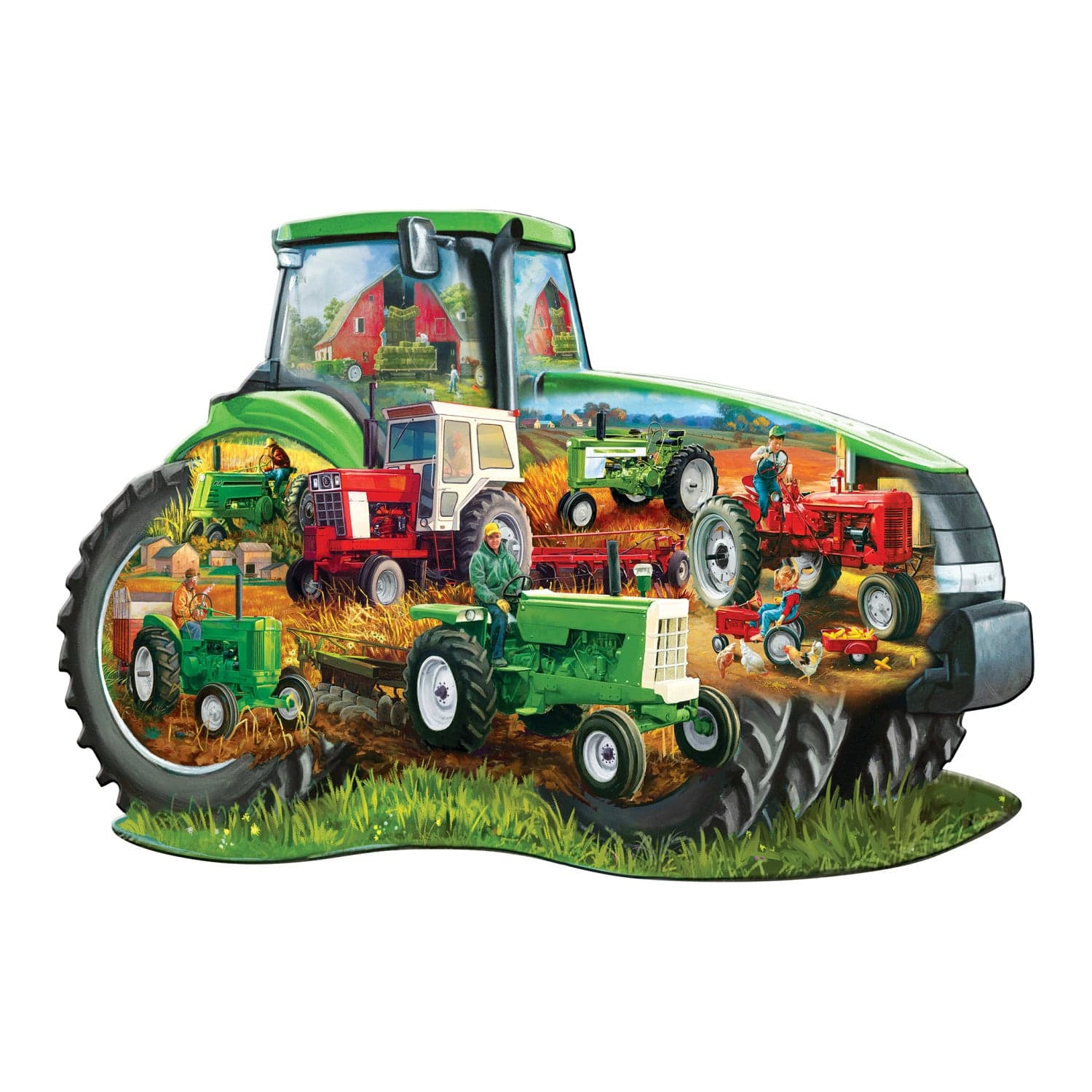 Shapes - Love of the Land 1000 Piece Shaped Jigsaw Puzzle - Out of Play