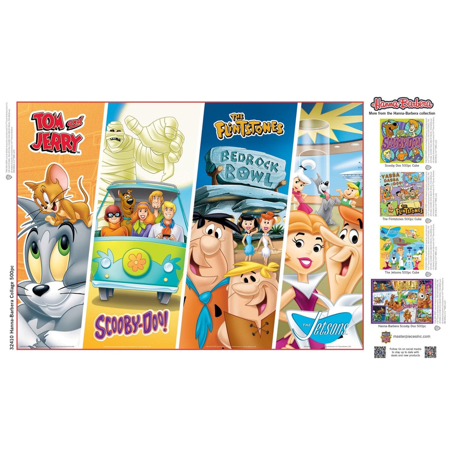 Cartoons - Hanna-Barbera Classics 500 Piece Puzzle MasterPieces Puzzle Company INC