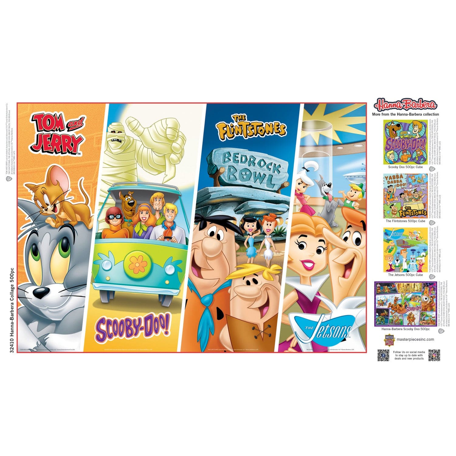 Cartoons - Hanna-Barbera Classics 500 Piece Puzzle MasterPieces Puzzle Company INC