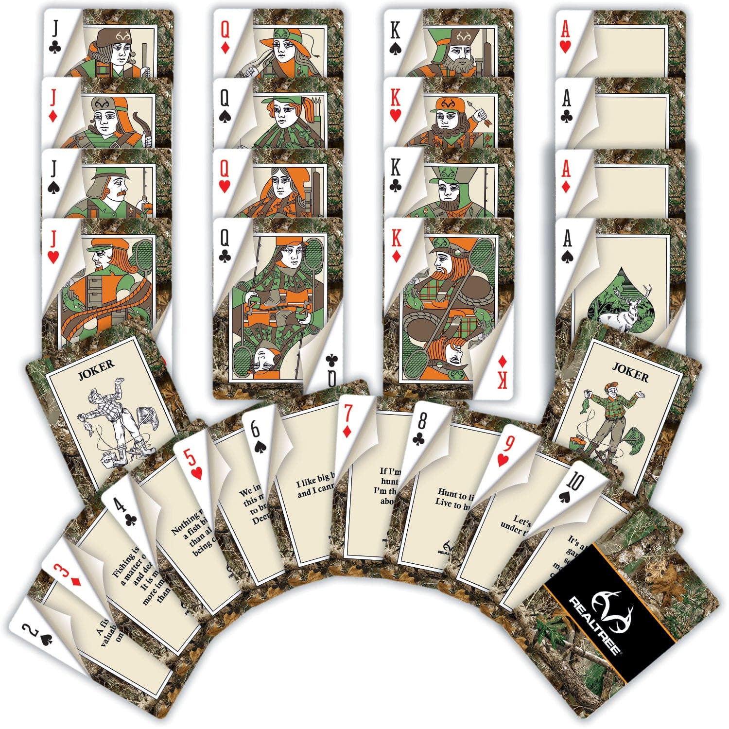 Realtree Playing Cards - 54 Card Deck - Out of Play