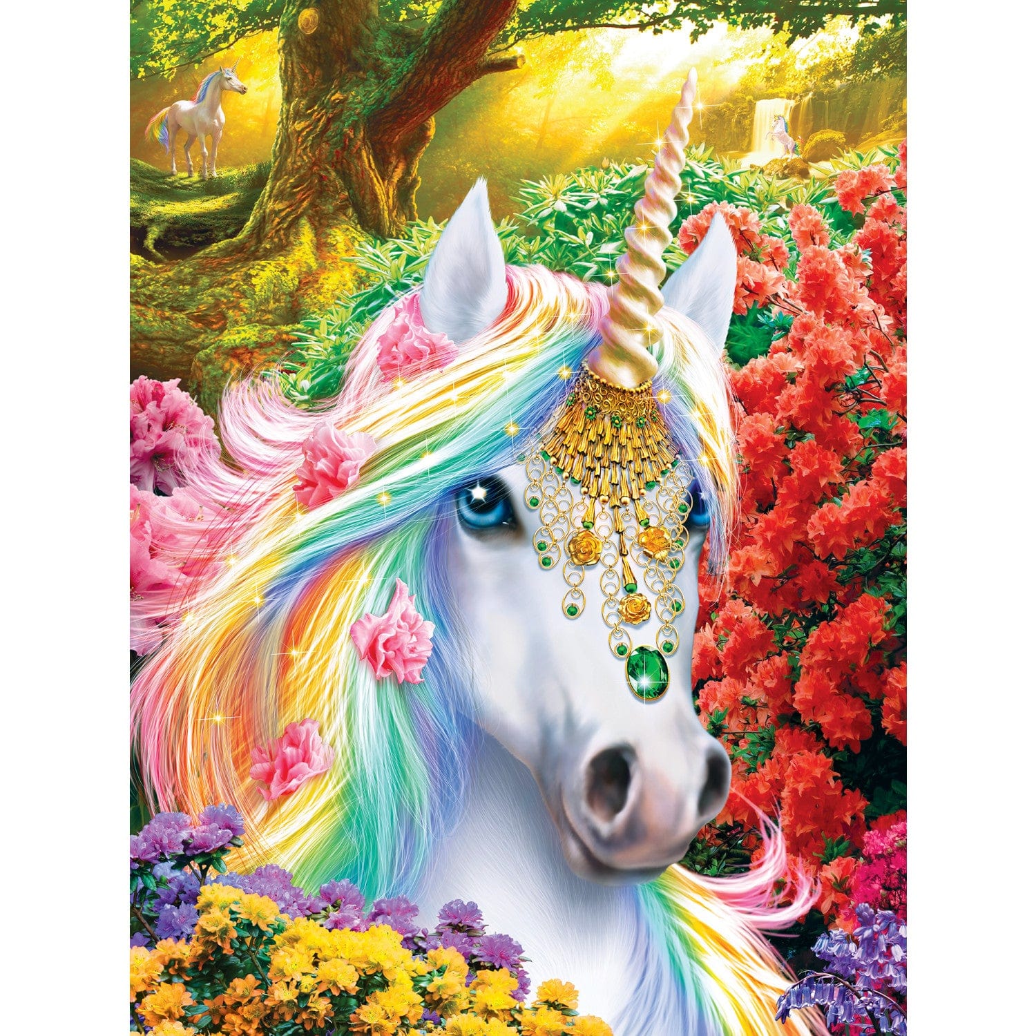 Glow in the Dark - Her Majesty's Jewels 300 Piece EZ Grip Jigsaw Puzzle - Out of Play