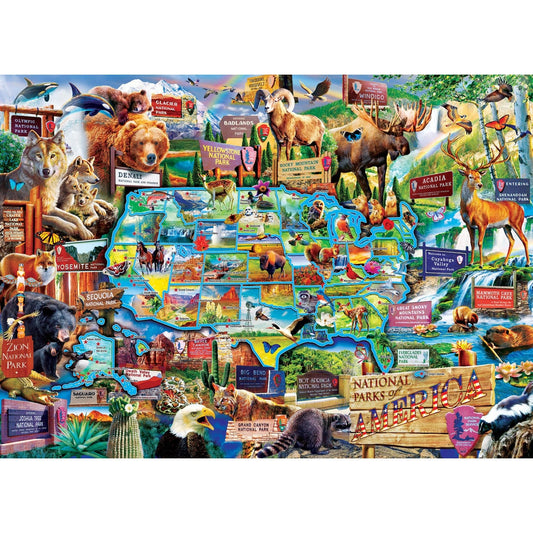 National Parks of America 1000 Piece Jigsaw Puzzle - Out of Play