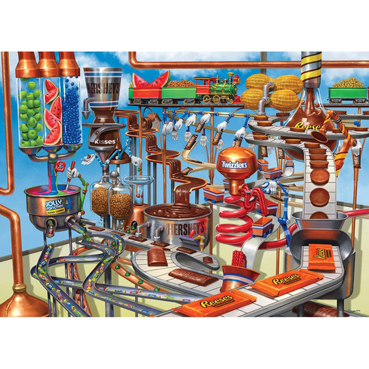 Hershey's Chocolate Factory - 1000 Piece Jigsaw Puzzle - Out of Play