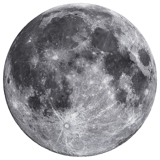 The Moon - 1000 Piece Round Jigsaw Puzzle - Out of Play