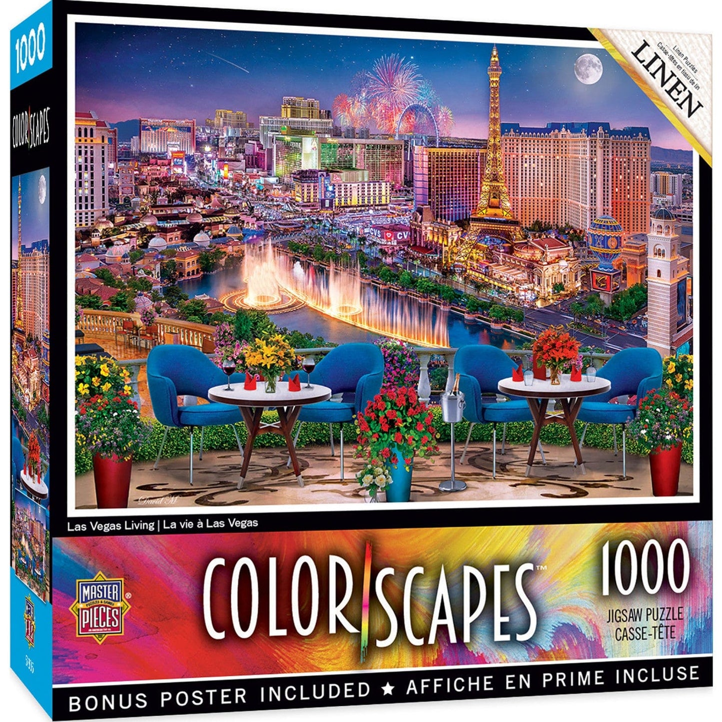 Colorscapes - Las Vegas Living 1000 Piece Jigsaw Puzzle - Out of Play