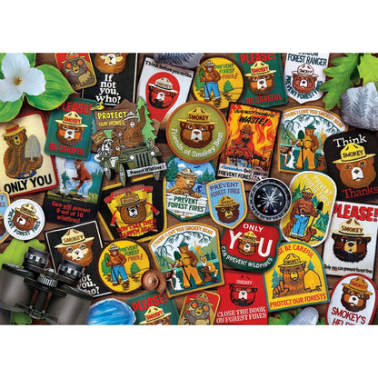 Smokey Bear Patches 1000 Piece Jigsaw Puzzle - Out of Play