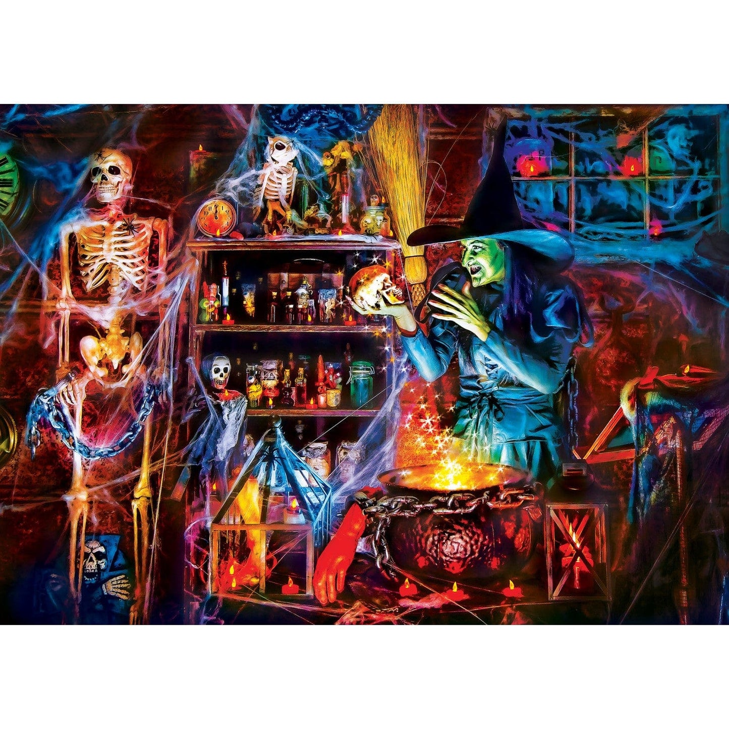 Glow in the Dark - On a Scary Night in October 500 Piece Jigsaw Puzzle MasterPieces Puzzle Company INC