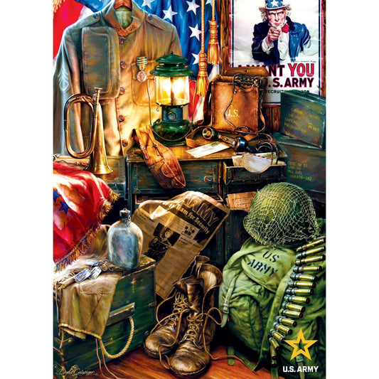 U.S. Army - Men of Honor 1000 Piece Jigsaw Puzzle - Out of Play
