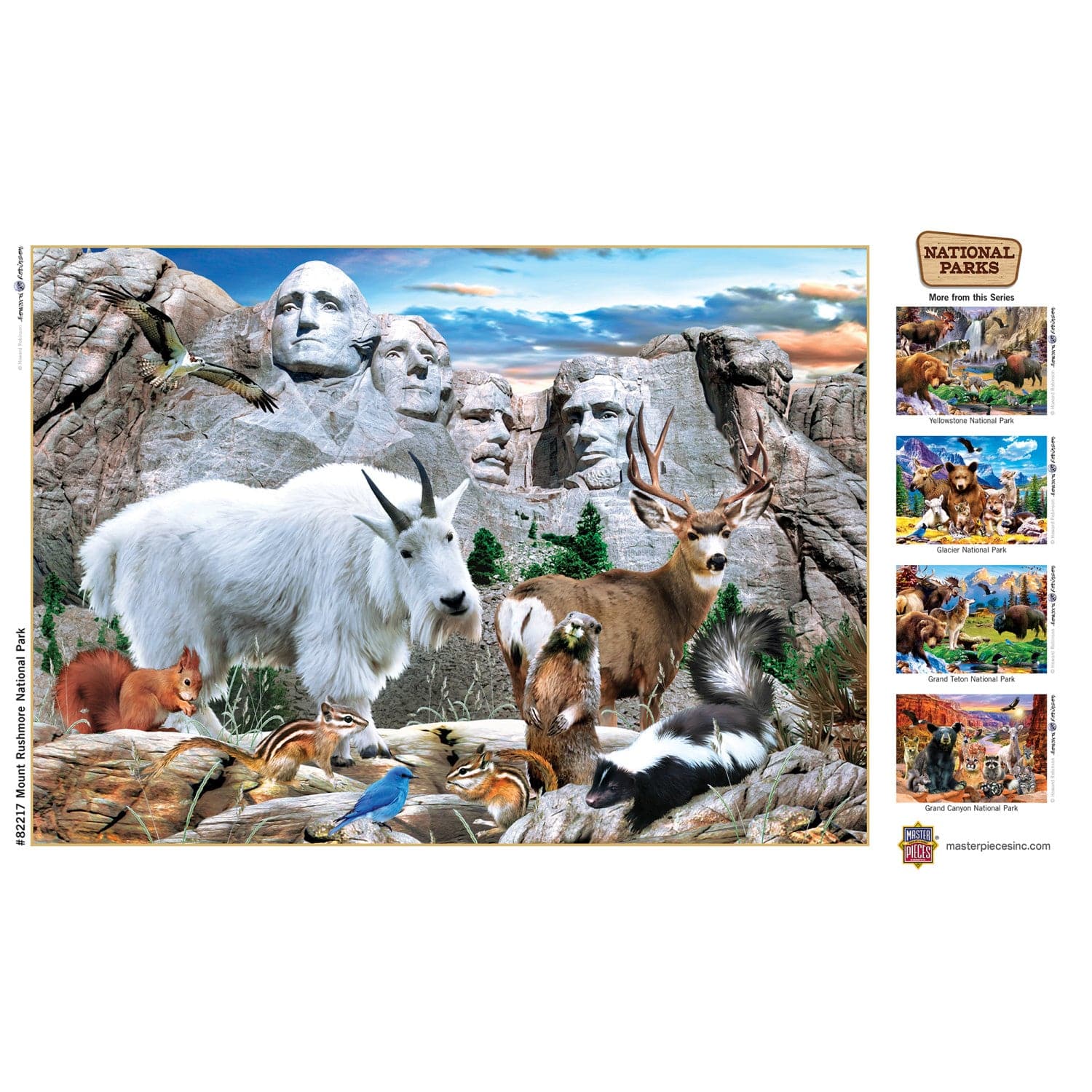 Mount Rushmore National Memorial 500 Piece Jigsaw Puzzle MasterPieces Puzzle Company INC