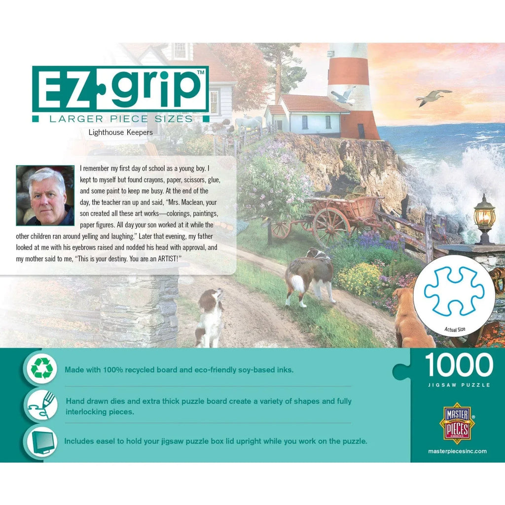 EZ Grip - Lighthouse Keepers 1000 Piece Jigsaw Puzzle - Out of Play