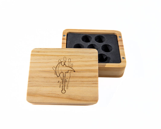 Barbarian Wooden Dice Case Easy Roller Dice Company