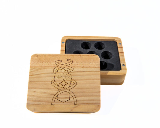 Monk Wooden Dice Case Easy Roller Dice Company