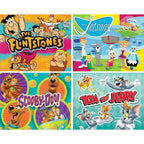 Hanna-Barbera 100 Piece Jigsaw Puzzles 4-Pack - Out of Play