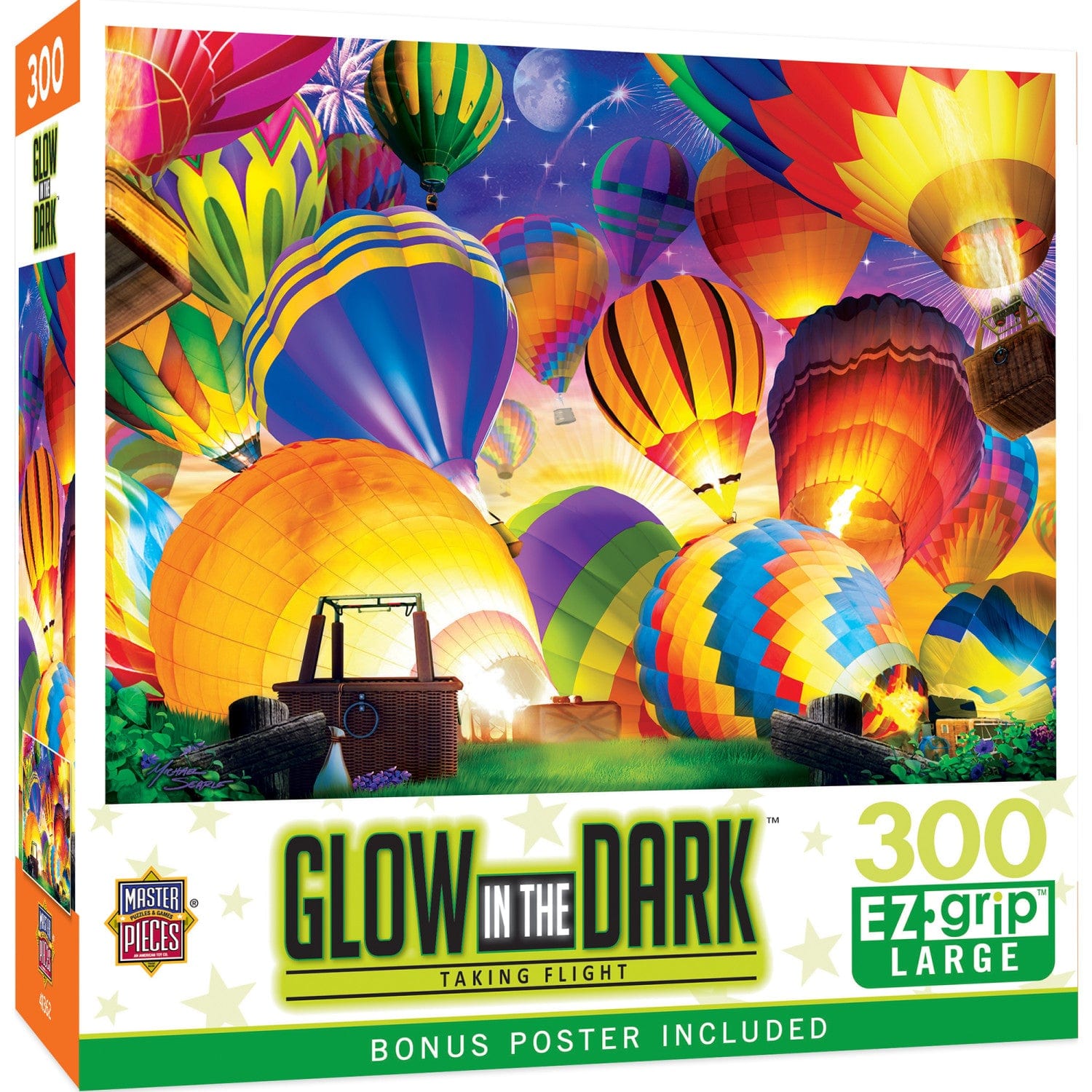 Glow in the Dark - Taking Flight 300 Piece EZ Grip Jigsaw Puzzle - Out of Play