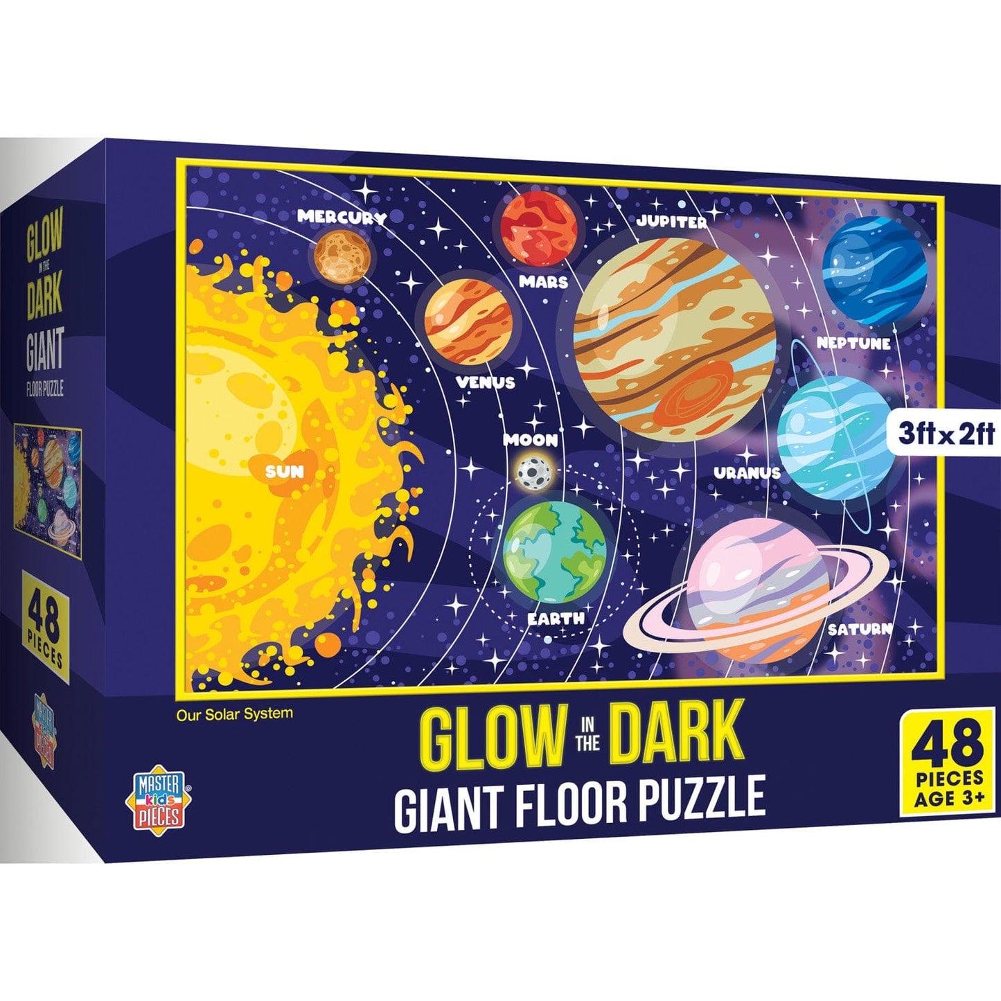 Glow in the Dark - Our Solar System 48 Piece Floor Jigsaw Puzzle MasterPieces Puzzle Company INC