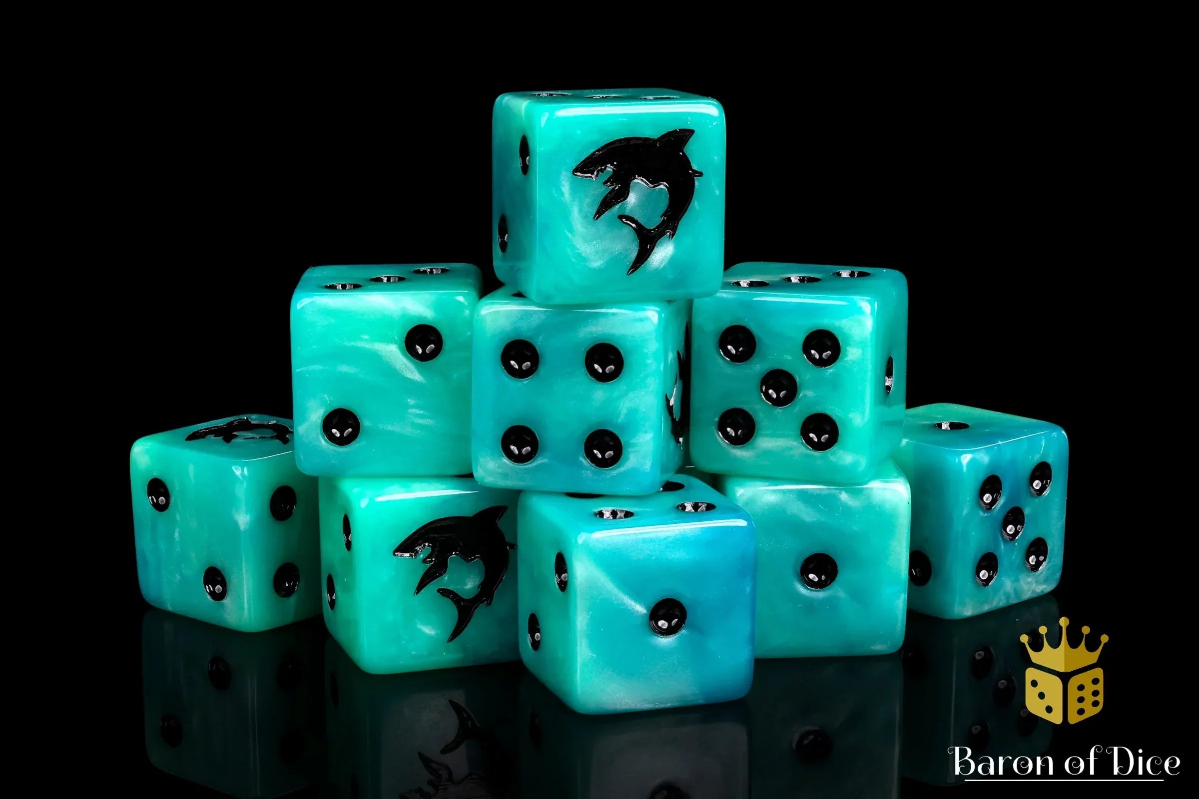 Carcharodon "Great White Shark" Dice - Out of Play