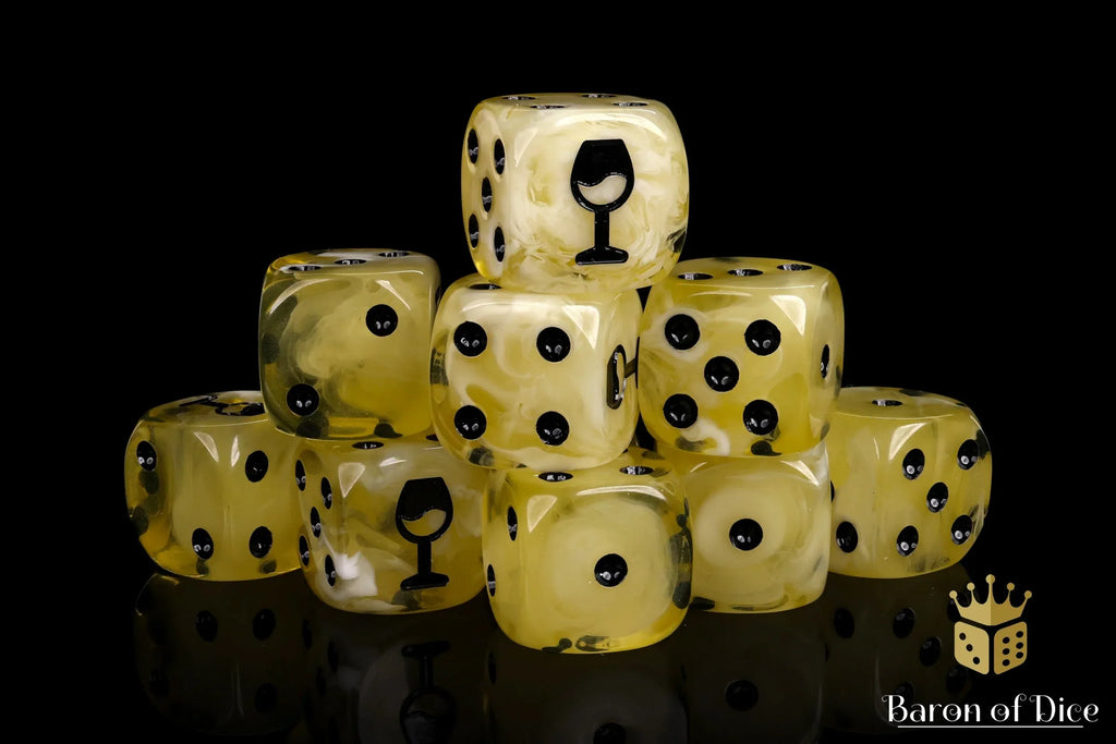 White Wine Dice - Out of Play