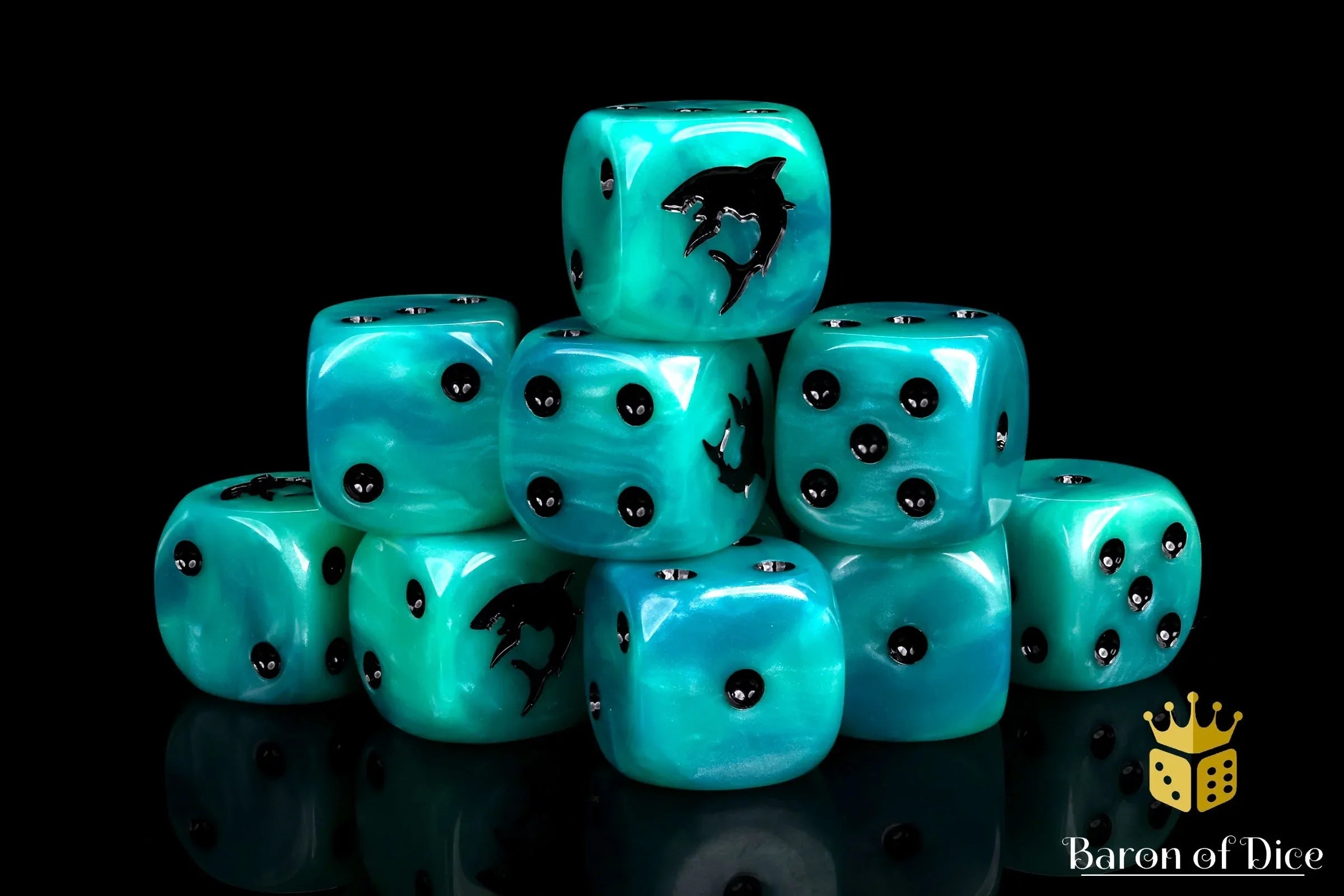 Carcharodon "Great White Shark" Dice - Out of Play