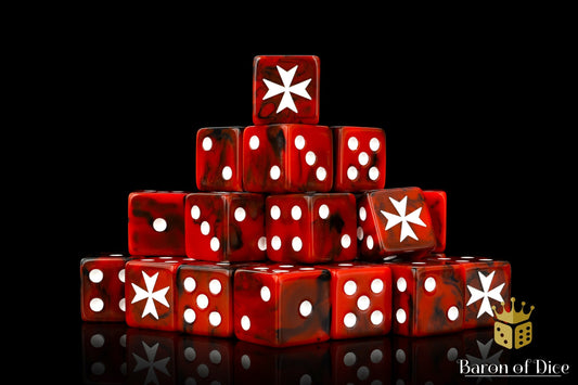 Red Templar Dice - Out of Play