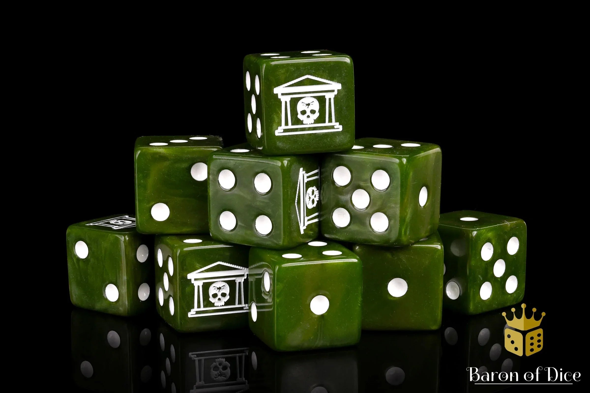 Military Gate Dice - Military Green - Out of Play