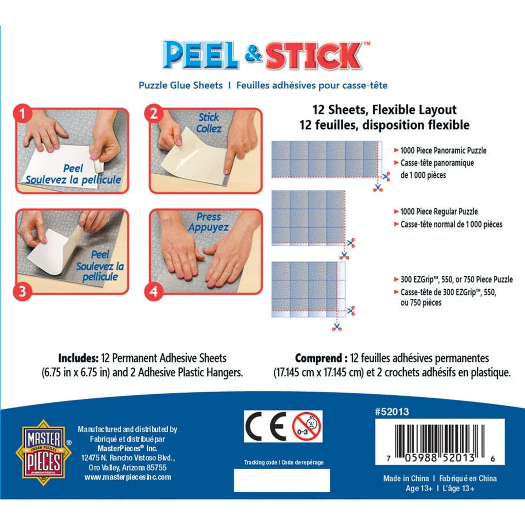 Jigsaw Puzzle Glue Sheets - Hangers Included - Out of Play