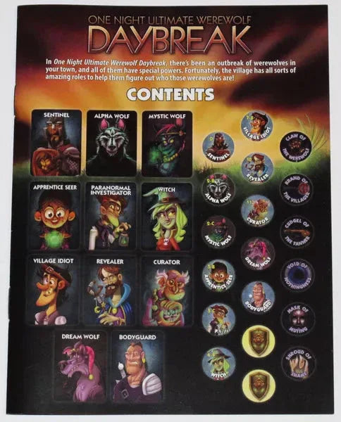 One Night Ultimate Werewolf - Daybreak - Board Game - Out of Play