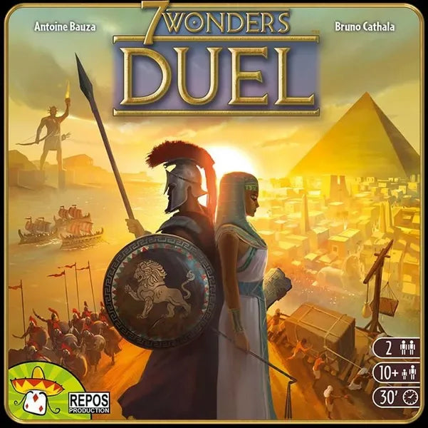 7 Wonders - Duel - Board Game - Out of Play