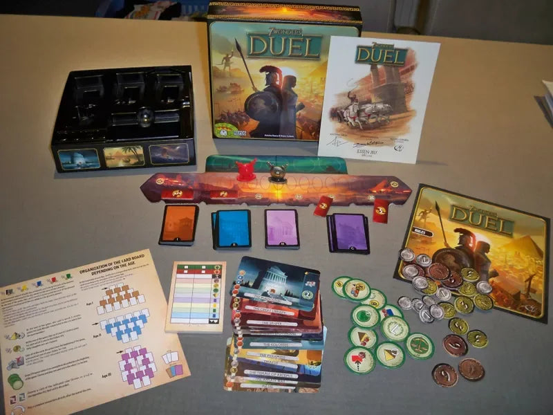 7 Wonders - Duel - Board Game - Out of Play