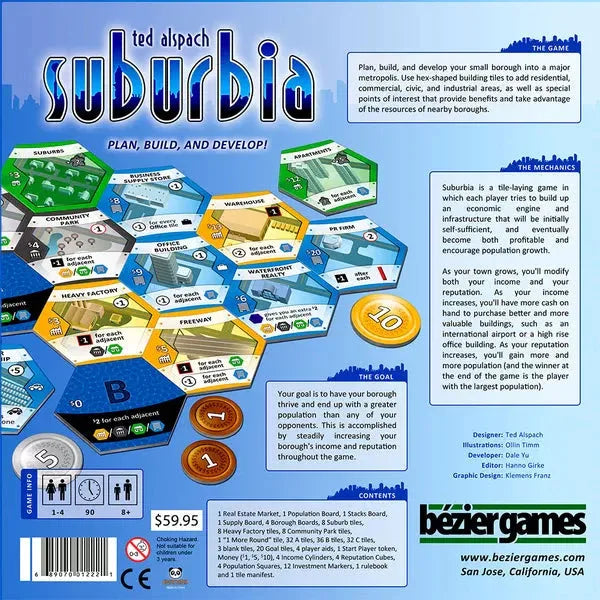 Suburbia - Board Game - Out of Play