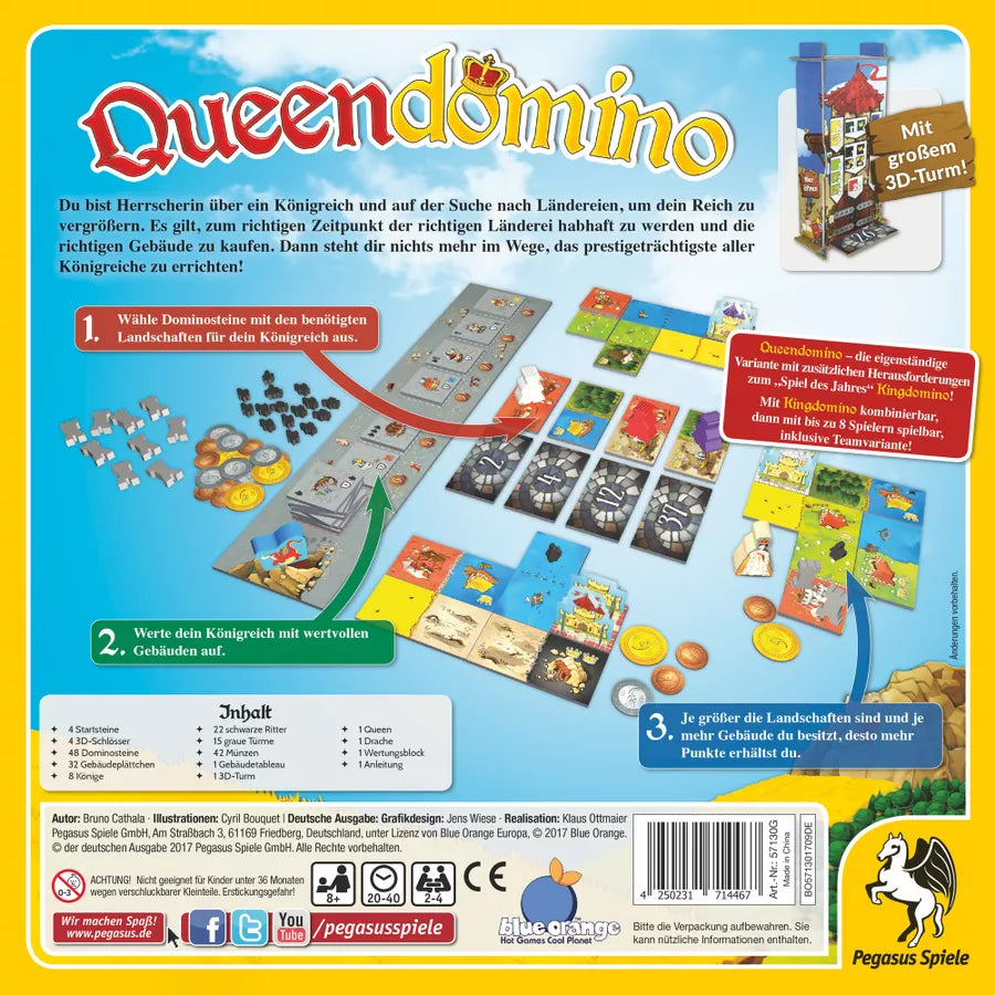 Queendomino - Board Game - Out of Play