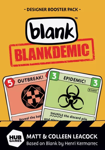 Blank: Blankdemic (2018) - Card Game PunkOuter Games