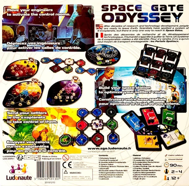 Space Gate Odyssey - Board Game - Out of Play