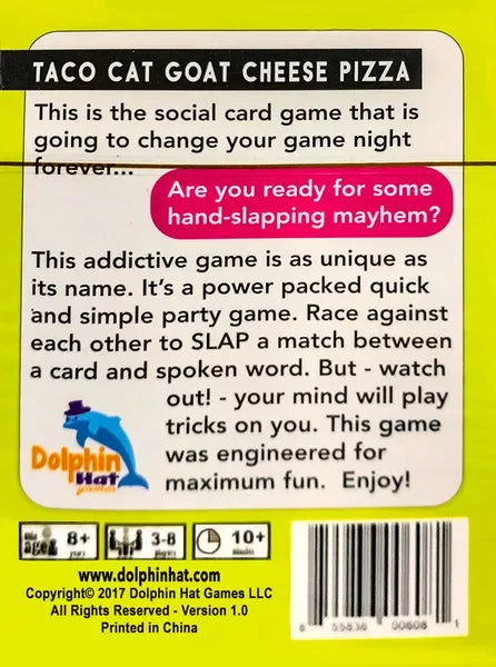 Taco Cat Goat Cheese Pizza - Board Game - Out of Play