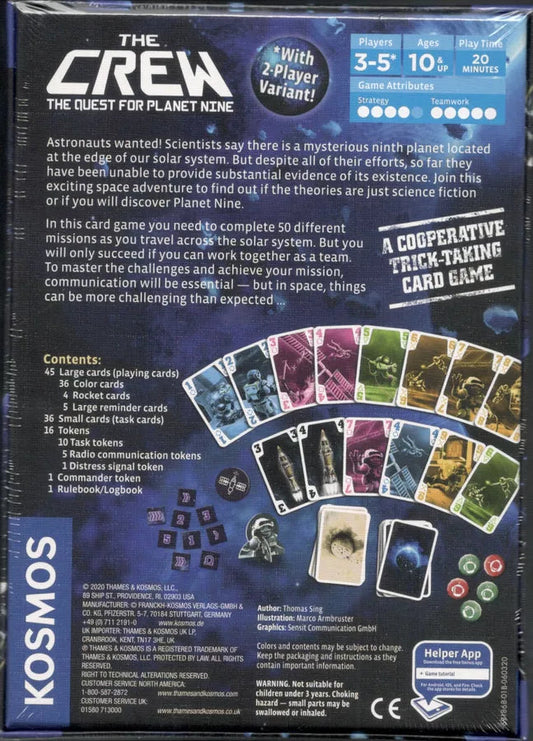 The Crew - The Quest For Planet Nine - Game PunkOuter Games