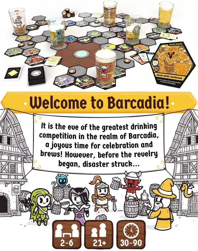 Heroes of Barcadia - Board Game - Out of Play