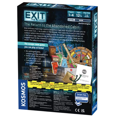 EXIT The Game - Return to the Abandoned Cabin - Board Game