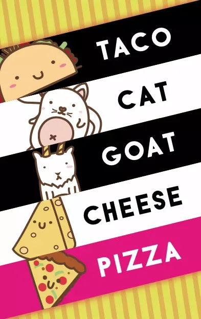 Taco Cat Goat Cheese Pizza - Board Game - Out of Play