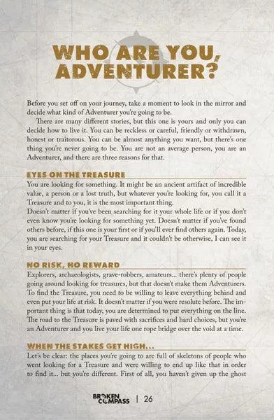 Broken Compass Adventure Journal - Roleplaying Game - Out of Play