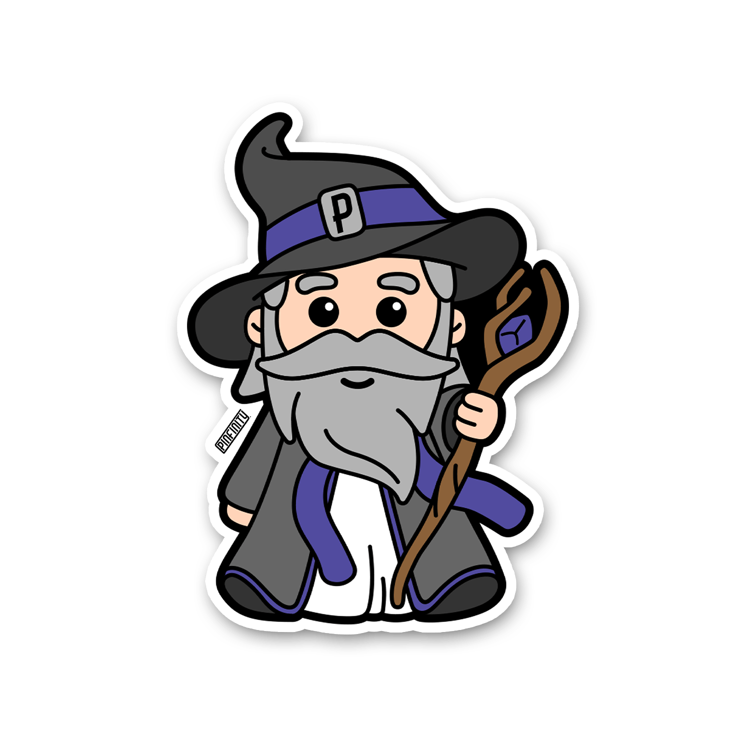 Pinfinity Walter the Wizard 3” AR Sticker