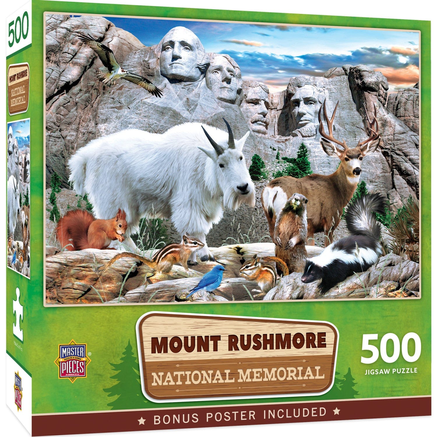 Mount Rushmore National Memorial 500 Piece Jigsaw Puzzle - Out of Play