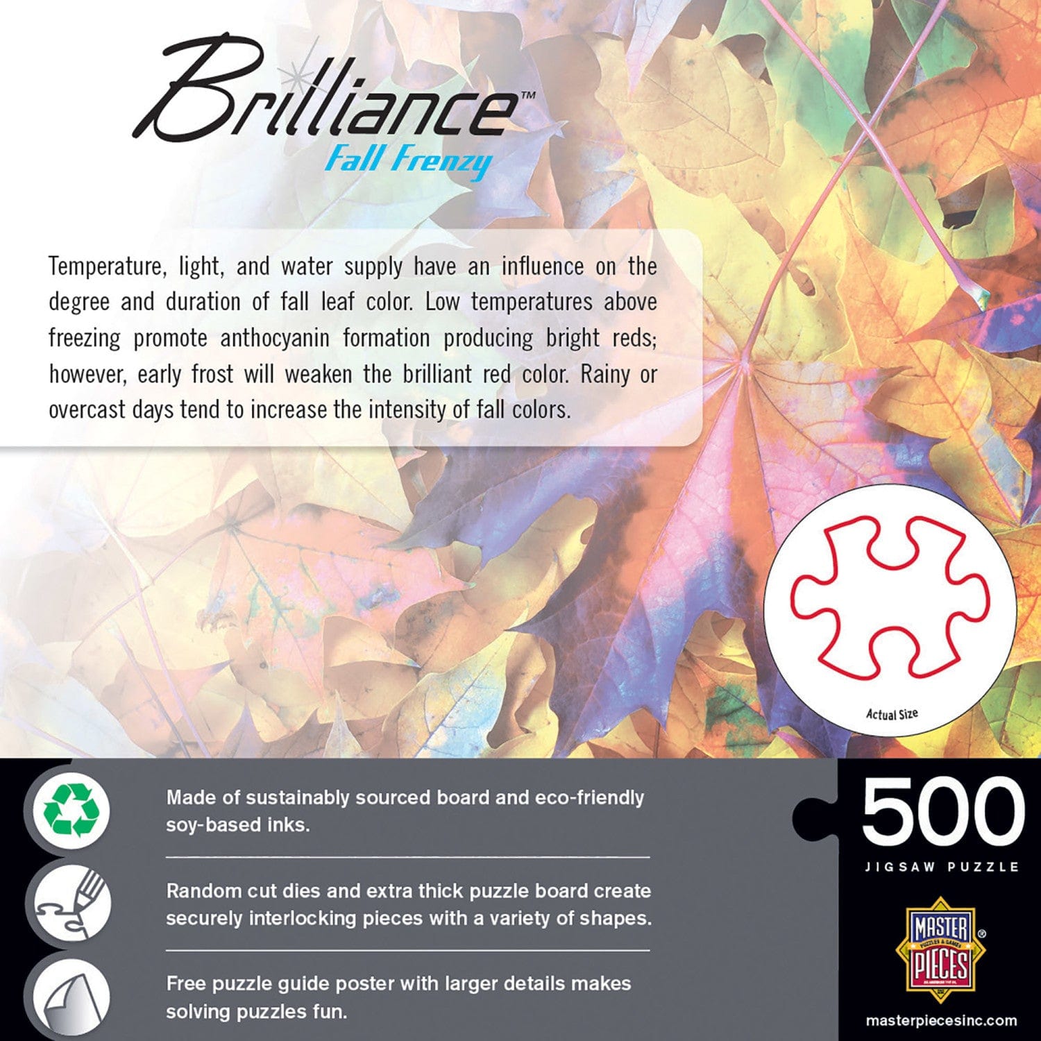 Brilliance - Fall Frenzy 500 Piece Jigsaw Puzzle - Out of Play