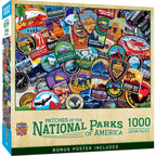 Patches of the National Parks 1000 Piece Jigsaw Puzzle - Out of Play