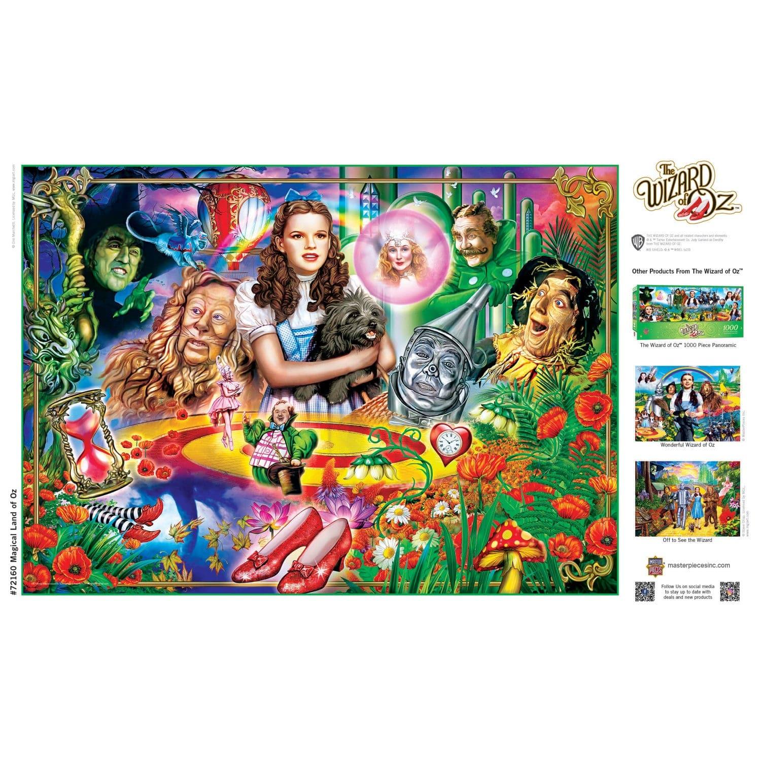 The Wizard of Oz - Magical Land of Oz 1000 Piece Jigsaw Puzzle - Out of Play